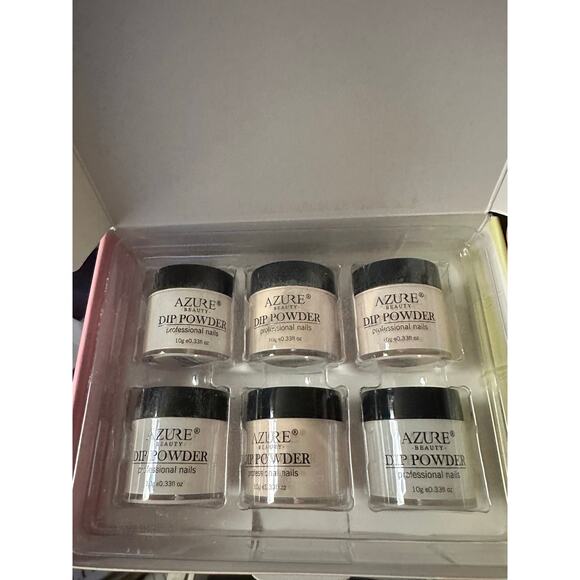Azure Beauty Dip Powder Nail Kit 6 Colors Multicolor Dipping Starter Set Salon - Picture 11 of 11